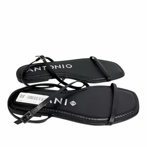 ANTONIO MELANI WOMEN'S BLACK SANDALS SIZE 9.5 NEW WITH TAGS